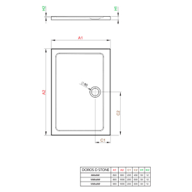 Поддон Doros D 110x80