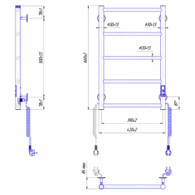 Рушникосушка Класік F HP-I 65x43 TR