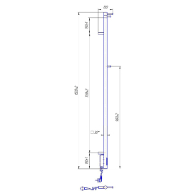 Полотенцесушитель Рей Кубо-І 150x3/13 TR