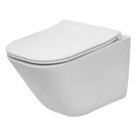 Чаша унітаза Gap Square Compacto Rimless з сидінням Slim