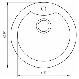 Кухонная мойка Round