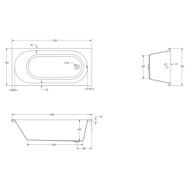 Ванна Evo 150x70