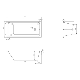 Ванна Dao 150x70