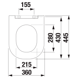 Инсталяционная система Oli 80 с кнопкой Iplate 885342+чаша унитаза Mio Rimless H8207140000001 с сиденьем H8917160000631