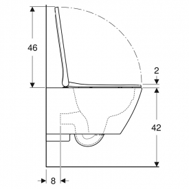 Інсталяція Duofix 3-in-1 458.126.00.1 + чаша унітаза Smyle Square Rimfree 500.683.00.2