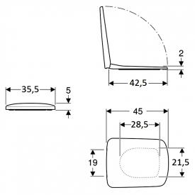 Инсталляция Duofix 3-in-1 458.126.00.1 + чаша унитаза Selnova Square Rimfree 500.275.01.1