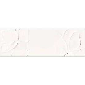 Кахель Structure Pattern White Flower Structure