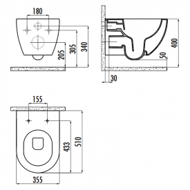 Инсталляция OLI120 Plus 099949 + чаша унитаза Free Rim-Off FE322-11CB00E-0000