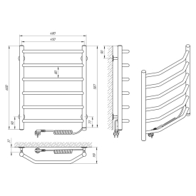 Полотенцесушитель Виктория П6 45x60