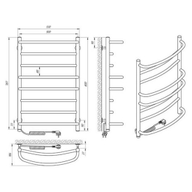 Полотенцесушитель Евромикс П8 50x80