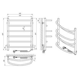 Рушникосушка Євромікс П6 45x60