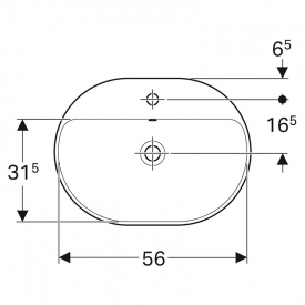 Раковина VariForm 60 еліпс