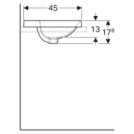 Раковина VariForm 60 еліпс