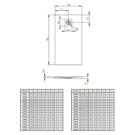 Поддон Kyntos F 120x100