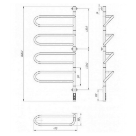 Полотенцесушитель Электра-I 100x44.5
