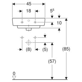 Раковина Selnova Compact 45