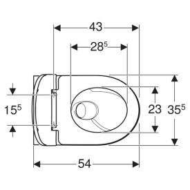 Чаша унитаза Selnova TurboFlush