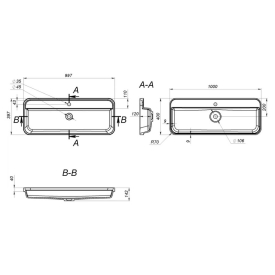 Раковина Ocean 100