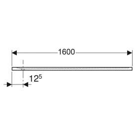 Піддон Sestra 160x80 графіт