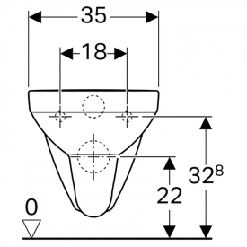 Чаша унитаза Selnova Square Rimfree