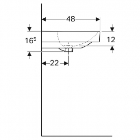 Раковина Smyle Square 120