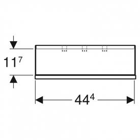 Поличка Smyle Square 45