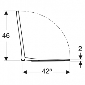 Сиденье Smyle Square Slim