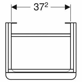 Шафка Smyle Square для раковини 45