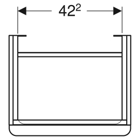 Шафка Smyle Square для раковини 50