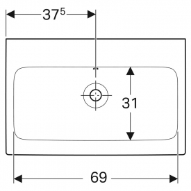 Раковина iCon 75