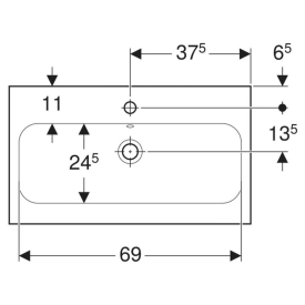 Раковина iCon Light 75