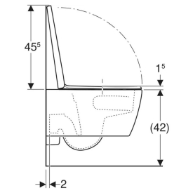 Чаша унитаза iCon TurboFlush