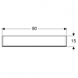 Шкафчик зеркальный Option 90