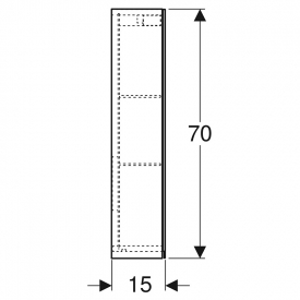 Шкафчик зеркальный Option 90