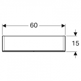 Шкафчик зеркальный Option 60