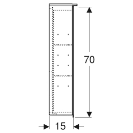 Шкафчик зеркальный Option Plus 120