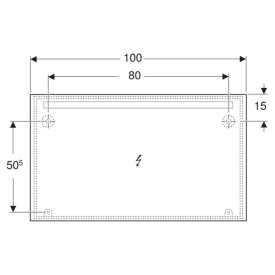Дзеркало Option Basic Square 120