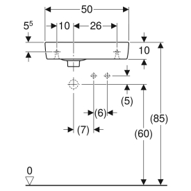 Раковина Selnova Compact 50