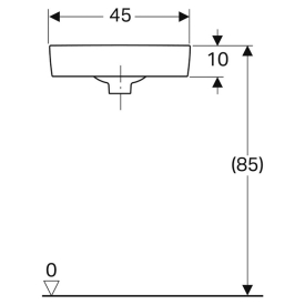 Раковина Selnova Compact 45