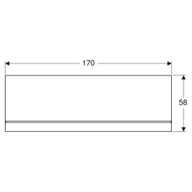 Панель до ванни Selnova Square 170