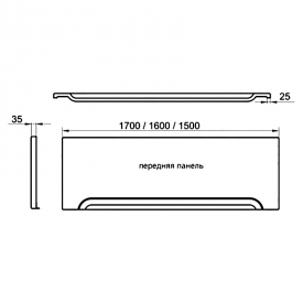 Панель к ванне 160 ST