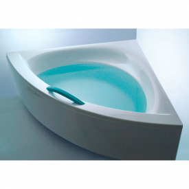 Акрилова ванна Play 160x160 з ніжками і білою ручкою
