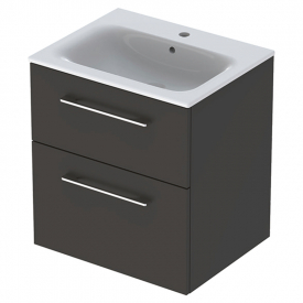 Тумба и раковина Selnova Square 60 Slim Rim