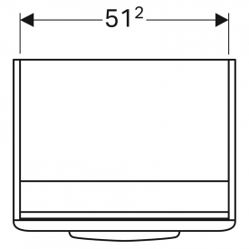 Шафка Selnova Square для раковини 65