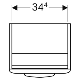 Шафка Selnova Square для раковини 45