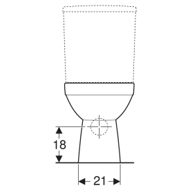 Чаша унитаза Selnova Square Rimfree