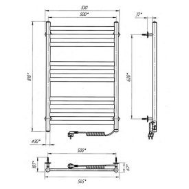 Рушникосушка Кватро 50x80