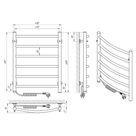 Полотенцесушитель Классик П6 45x60