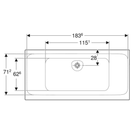 Ванна Tawa Slim Rim Duo 190x90