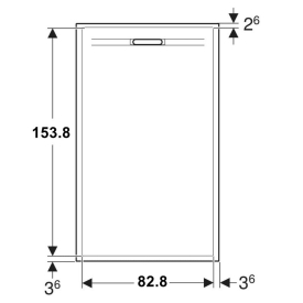 Піддон Sestra 160x90
